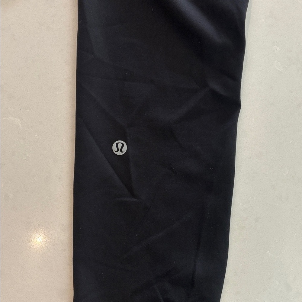 Lululemon Logo Waistband Everlux High-Rise Tight 25" Sz 6 black leggings - Picture 10 of 11